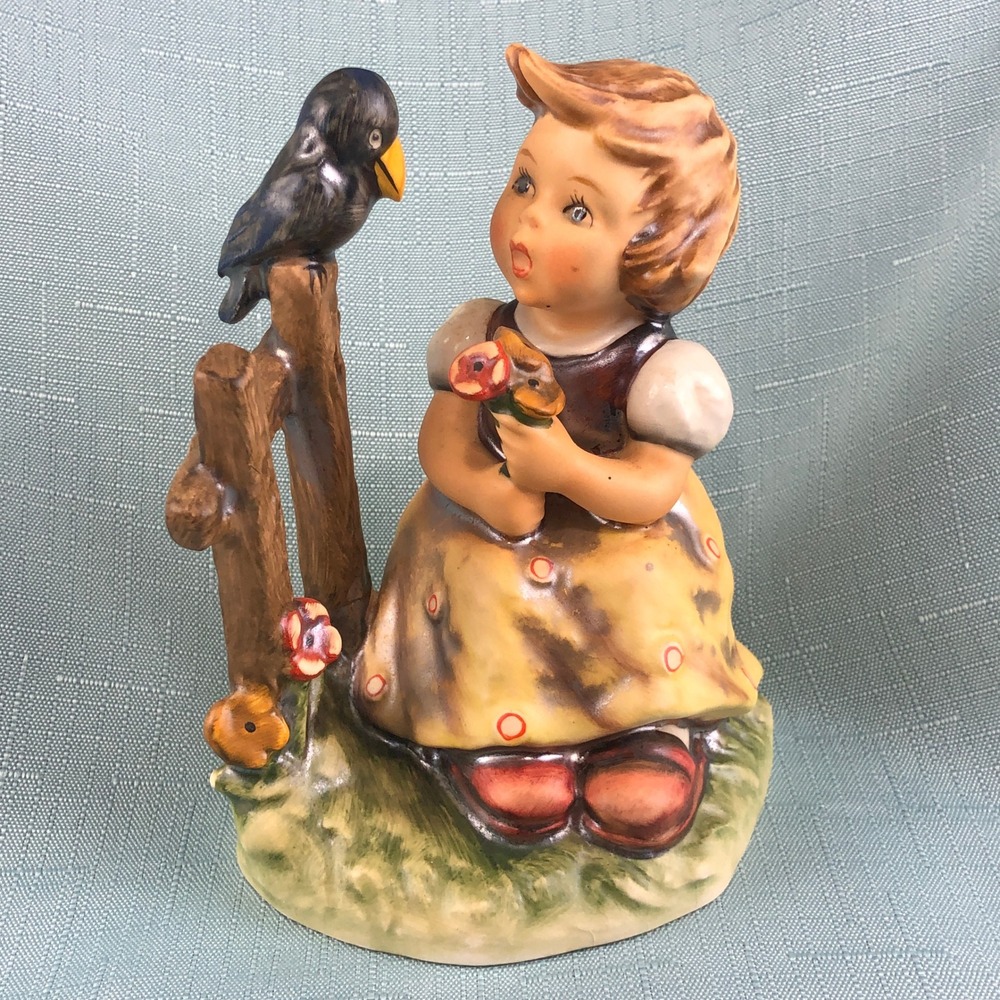 VTG Hummel Goebel "Sing with Me" Figurine 5" TMK 6 #405 Signed with Box